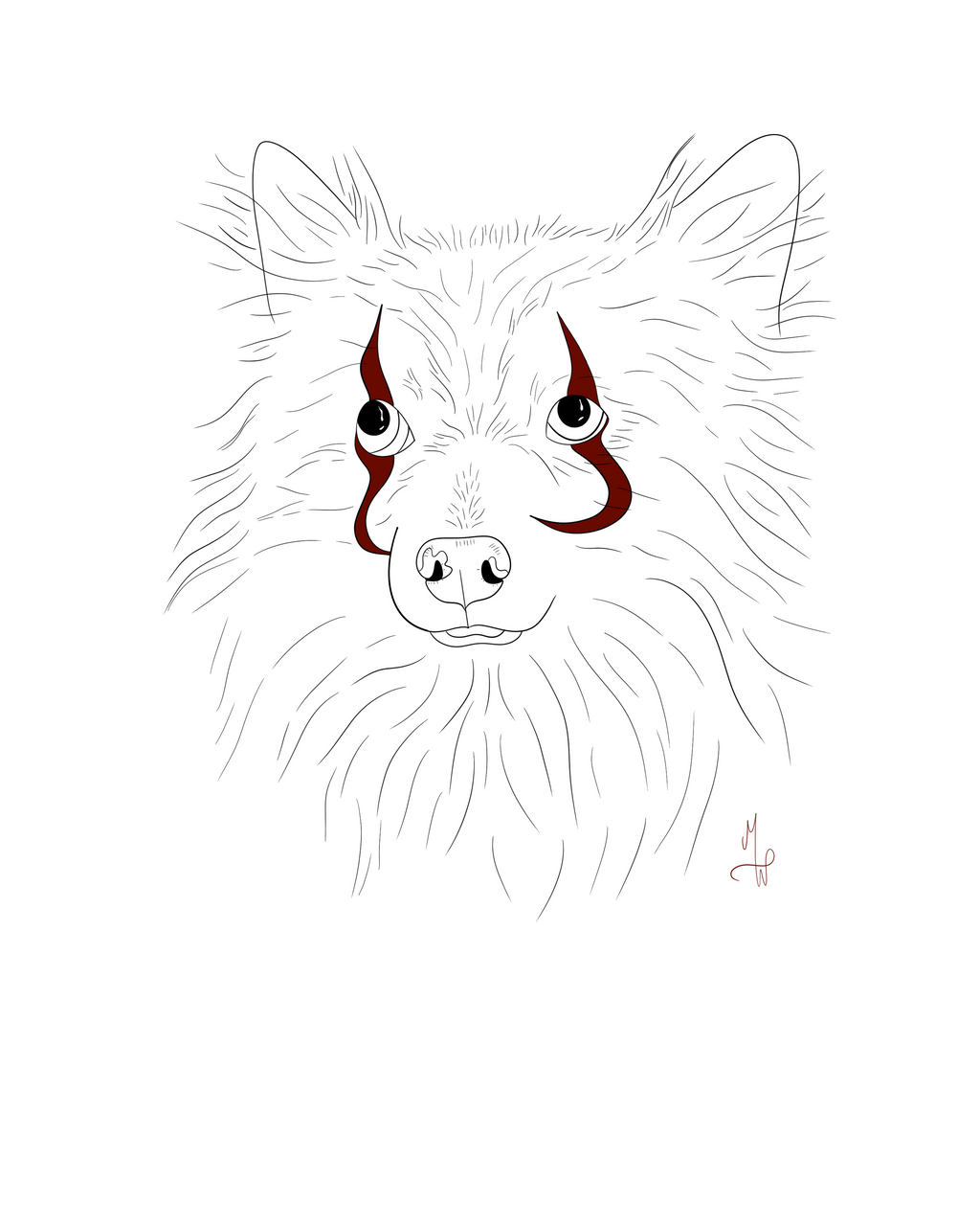 Pennywise Digital Pet Portrait
