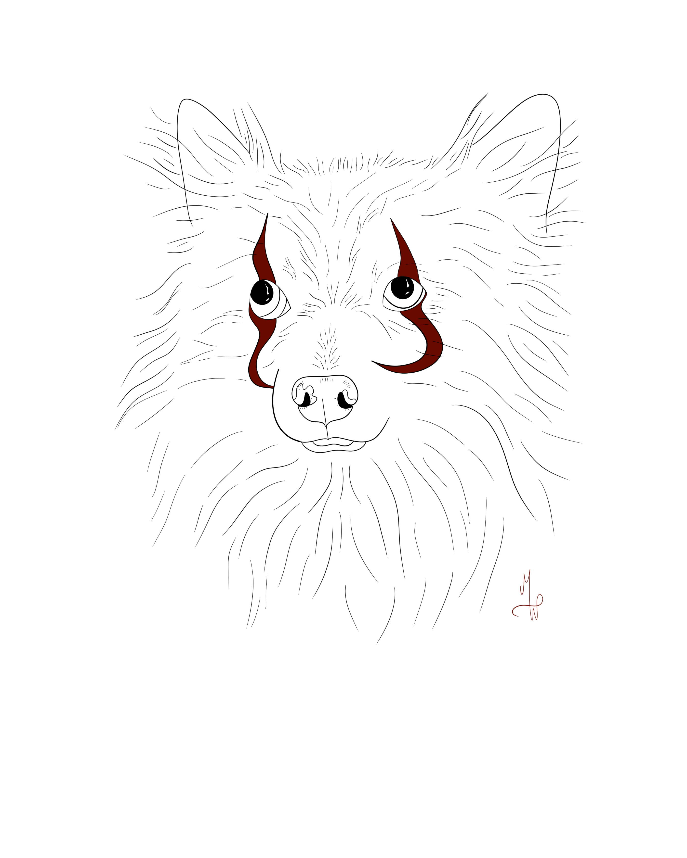Pennywise Digital Pet Portrait