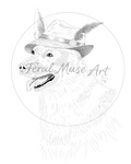 “German” Shepherd Printable Coloring Page