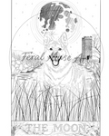 “The Moon” Printable Coloring Page